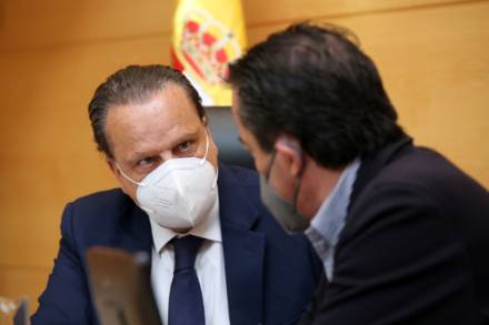 Amilivia con el presidente de la Comisión